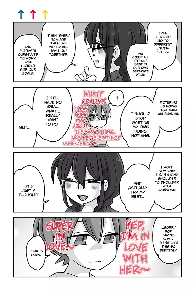 Mousou Telepathy - Chapter 559: ↑↑↑