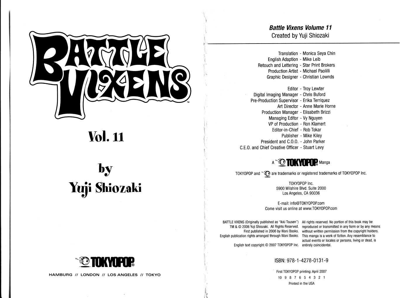 Battle Vixens - Vol.11 Chapter 0