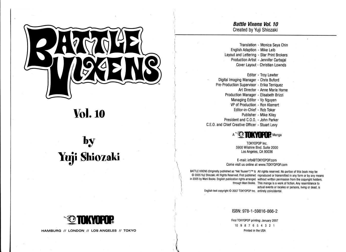 Battle Vixens - Vol.10 Chapter 0