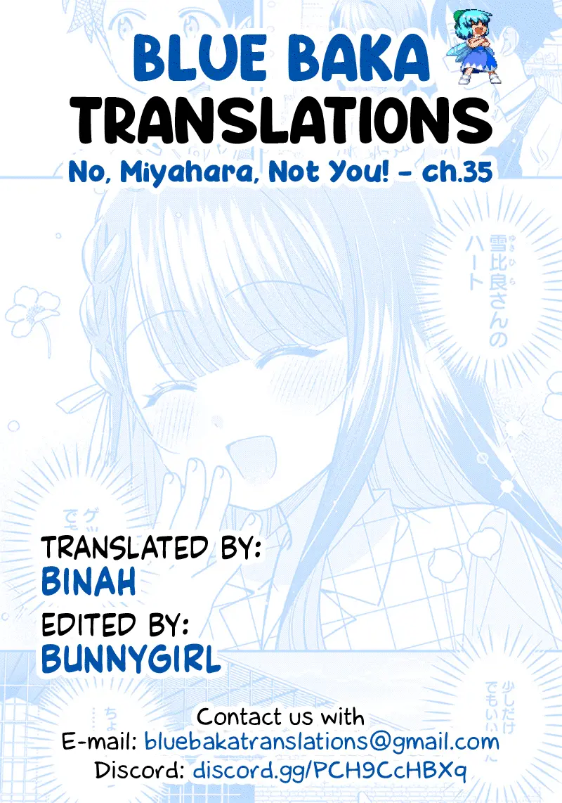 No, Miyahara, Not You! - Chapter 35