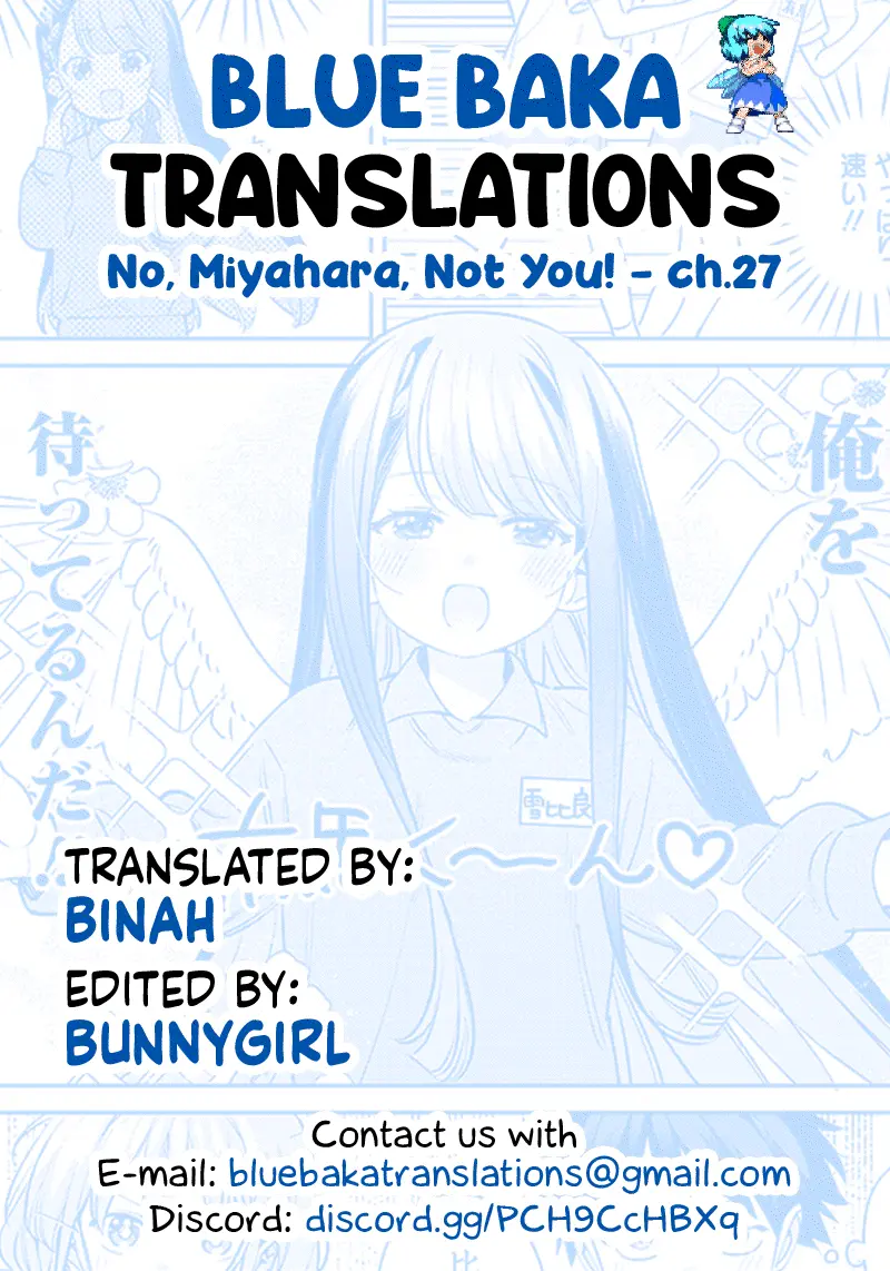 No, Miyahara, Not You! - Vol.3 Chapter 27