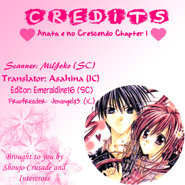 Anata E No Crescendo - Vol.1 Chapter 3 : Crescendo To You Chapter 3