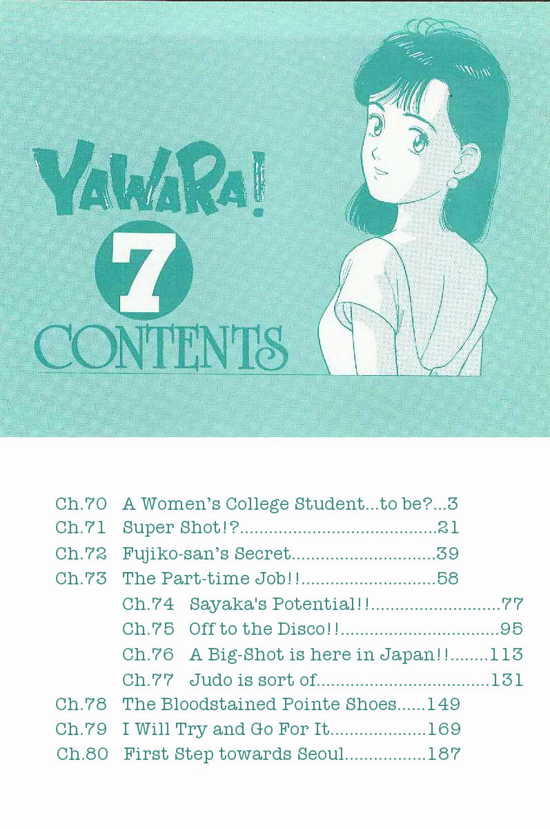 Yawara! - Vol.7 Chapter 70 : A Women S College Student... To Be?