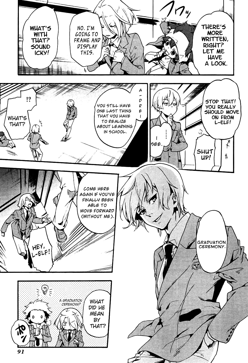 Kakumeiki Valvrave Anthology Comic - Vol.1 Chapter 8 : A-Drei S Trial Enrollment