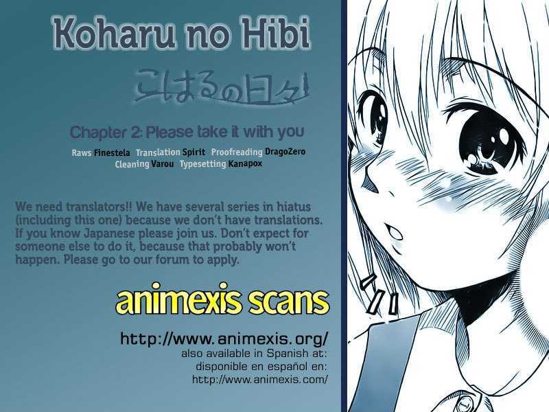 Koharu No Hibi - Vol.1 Chapter 2 : Please Take It With You