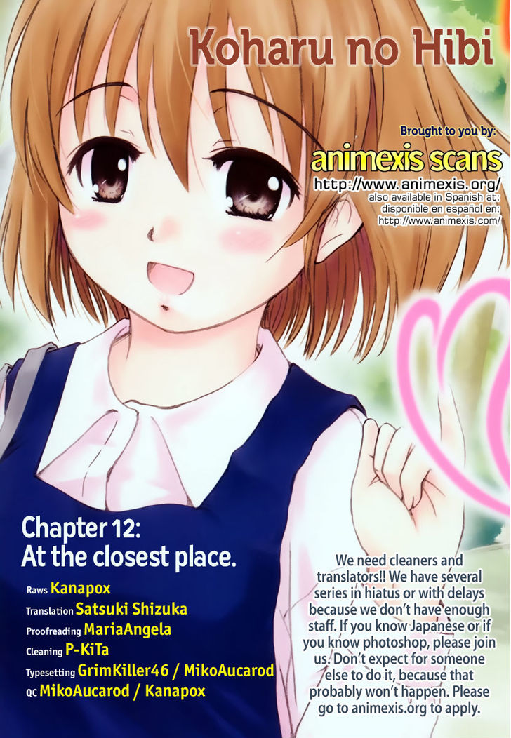 Koharu No Hibi - Vol.1 Chapter 12 : At The Closest Place