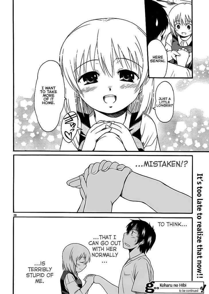 Koharu No Hibi - Vol.1 Chapter 7 : It Wouldn't Come Off Even If You Wash It!!