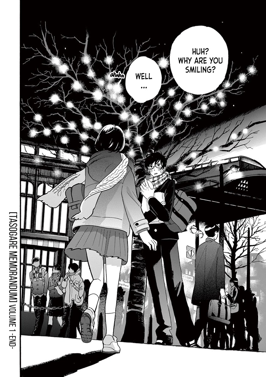 Tasogare Memorandum - Chapter 8.2: The Way Home With Hamano-Kun