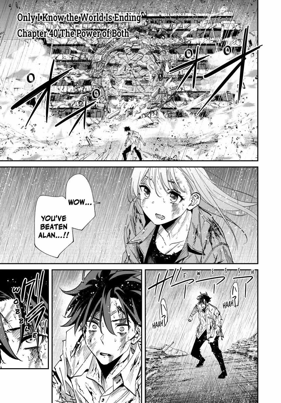 Only I Know The World Is Ending And Getting Killed By Rampaging Beasts Only Makes Me Stronger - Chapter 40