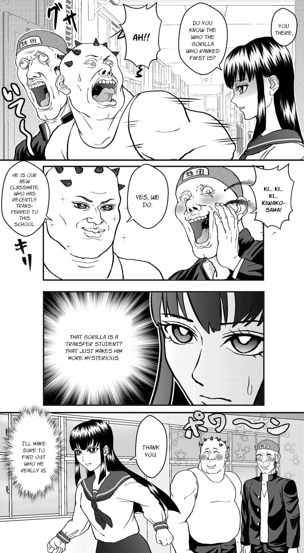 An Extremely Attractive Gorilla - Chapter 11: Gorilla Vs. Kiwako-Sama