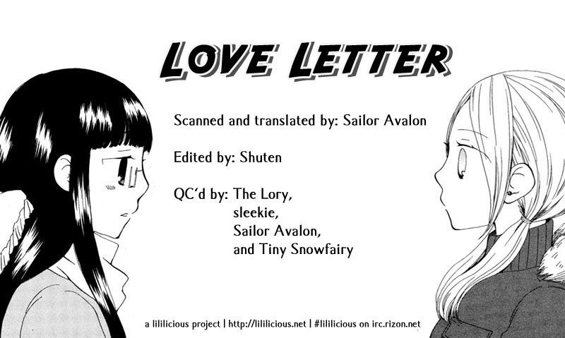 Yuri Hime Collection - Vol.11 Chapter 1 : Love Letter