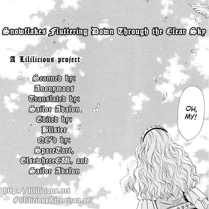 Yuri Hime Collection - Vol.1 Chapter 4 : Snowflakes Fluttering Down Through The Clear Sky