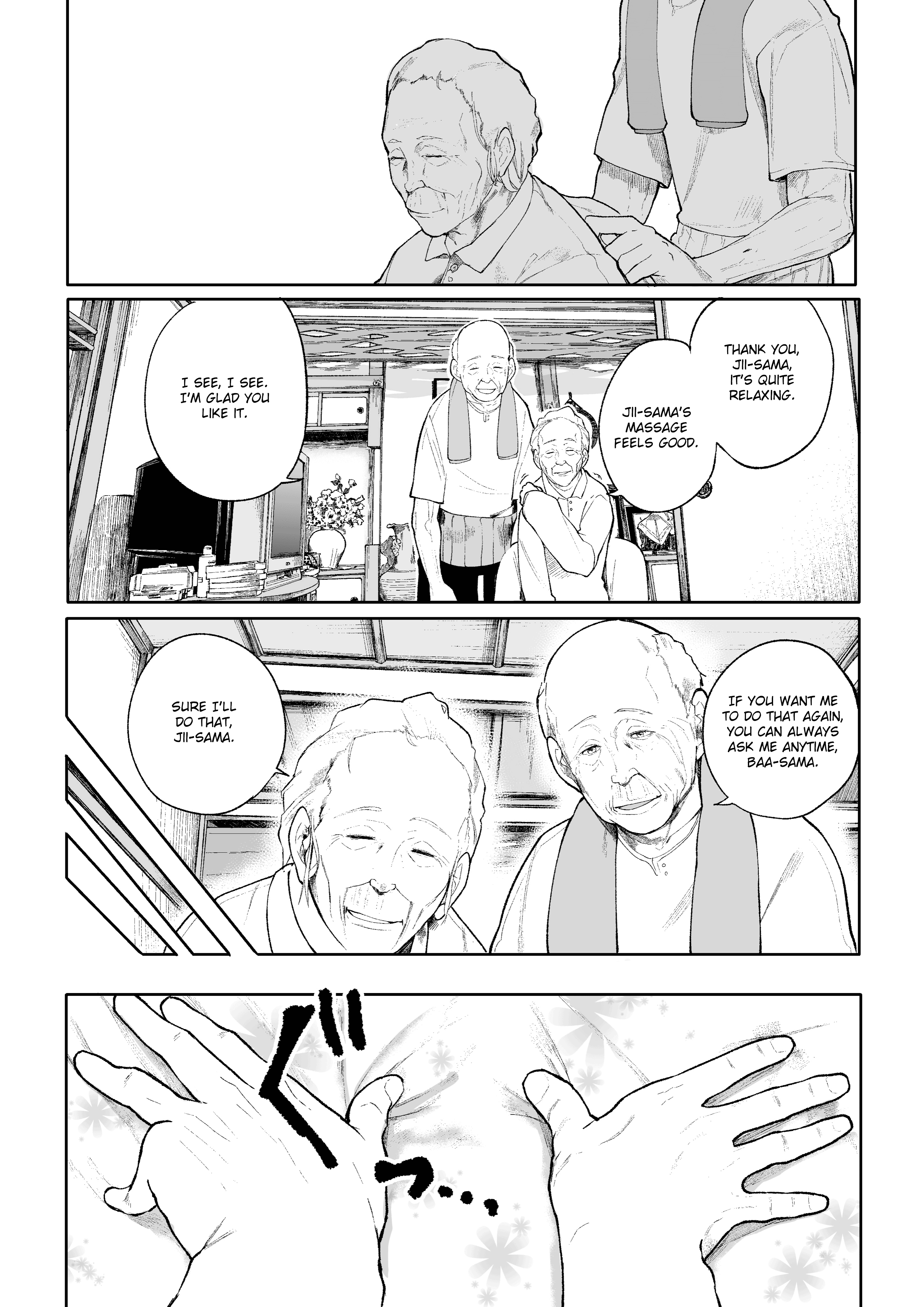 A Story About A Grandpa And Grandma Who Returned Back To Their Youth - Chapter 9: Massage