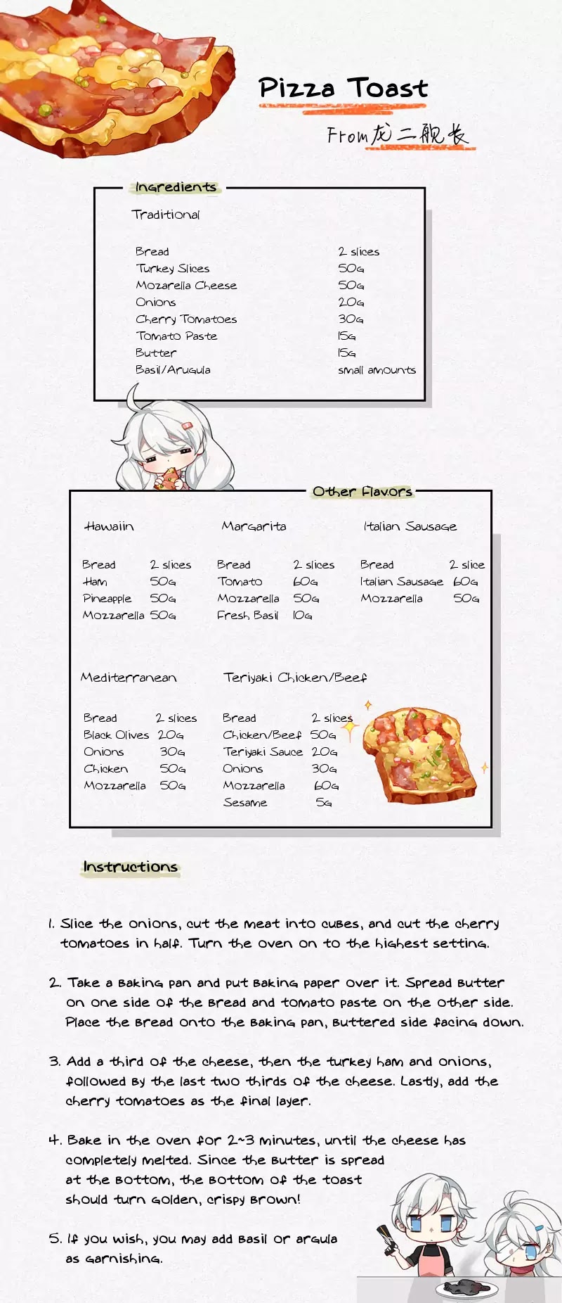 Honkai Impact 3 - Valkyries' Dining Escapades - Chapter 2: The Burnt Pizza Toast