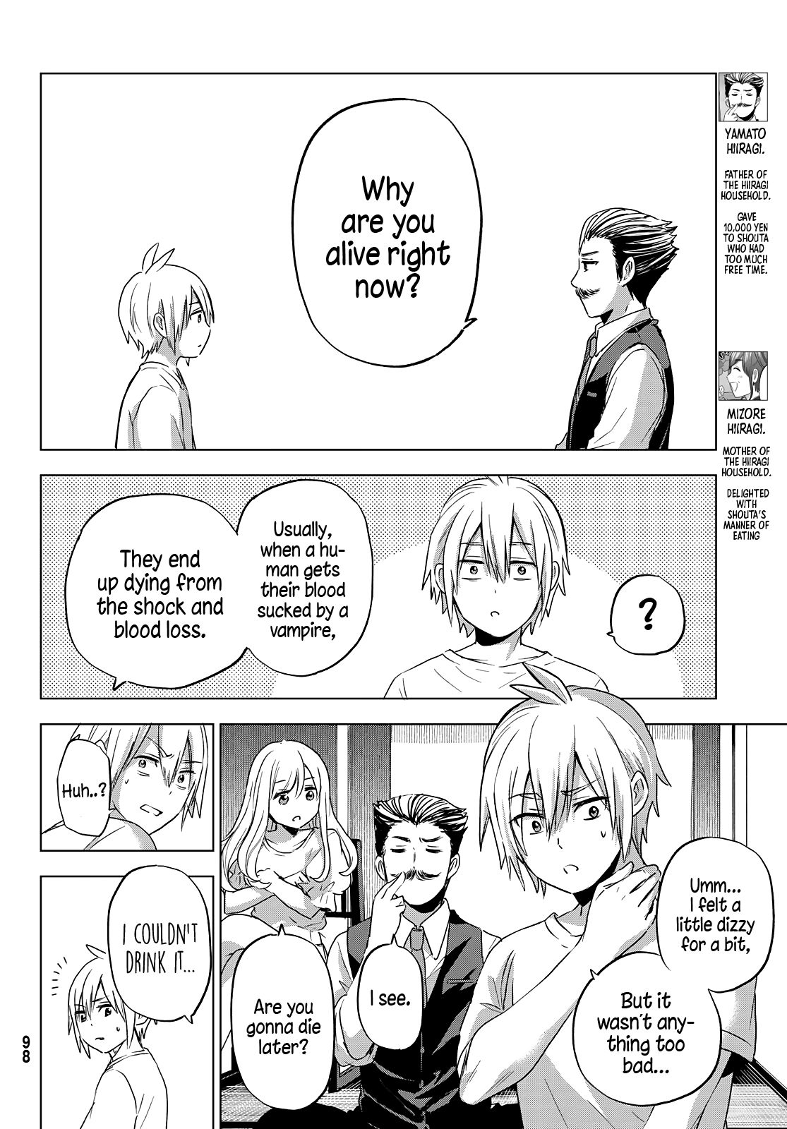 Hiiragi-San Chi No Kyuuketsu Jijou - Chapter 2: Negotiations Meet A Bloody End?