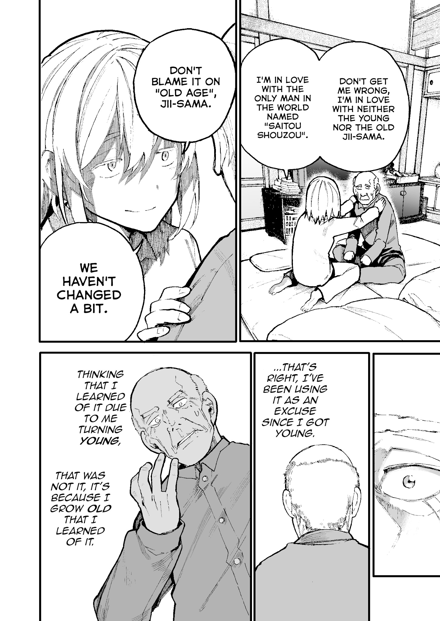 A Story About A Grampa And Granma Returned Back To Their Youth. - Chapter 47: Still Too Young