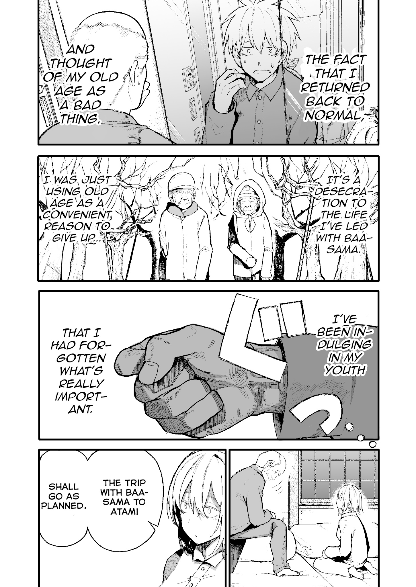 A Story About A Grampa And Granma Returned Back To Their Youth. - Chapter 47: Still Too Young