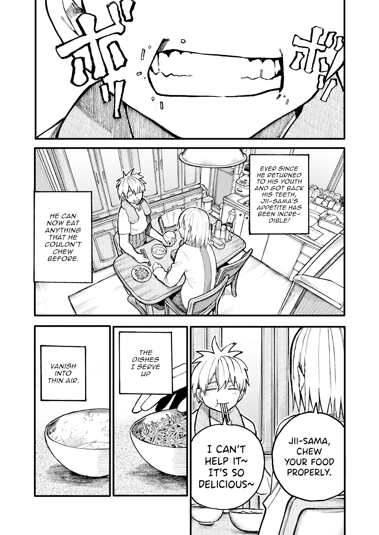 A Story About A Grampa And Granma Returned Back To Their Youth. - Chapter 45: Feeding