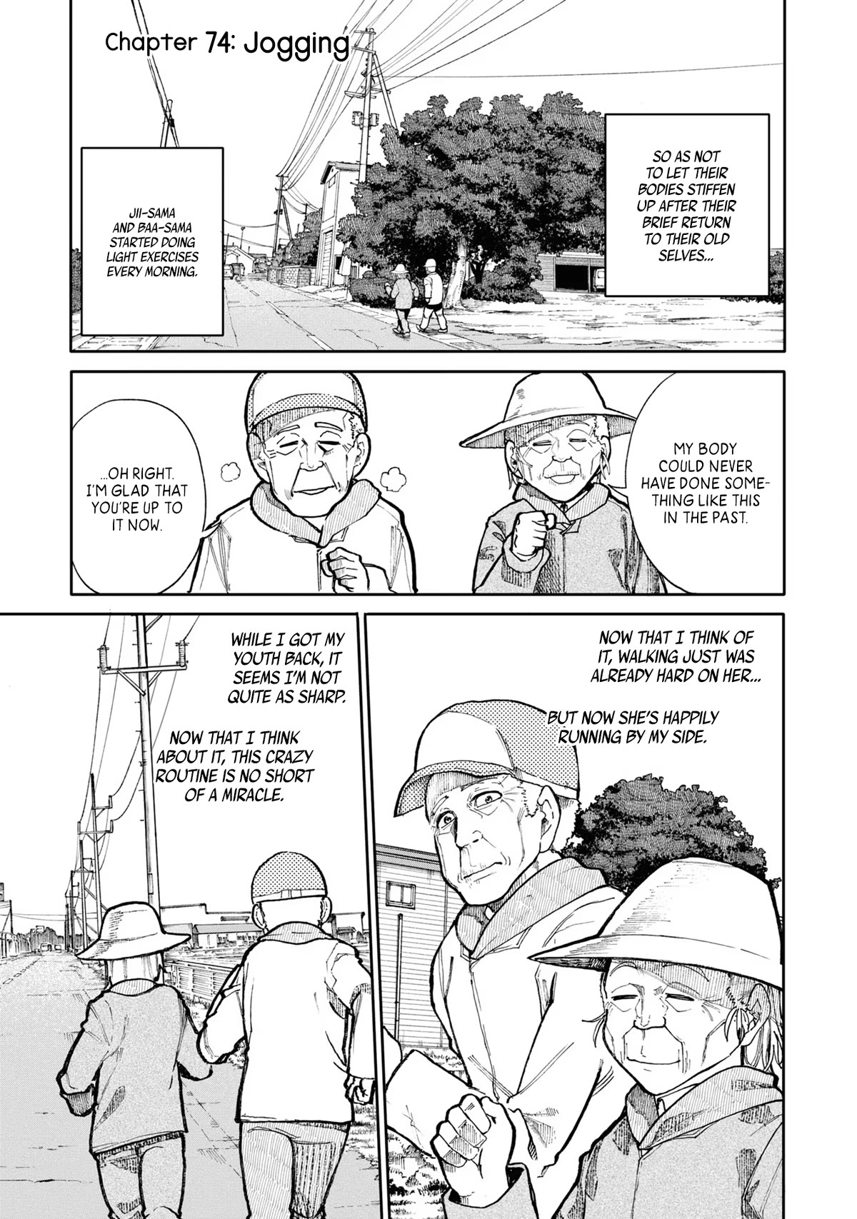 A Story About A Grampa And Granma Returned Back To Their Youth. - Chapter 74: Jogging