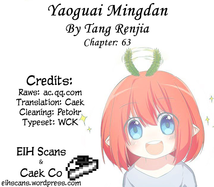 Yaoguai Mingdan - Chapter 63 : Severe Punishment