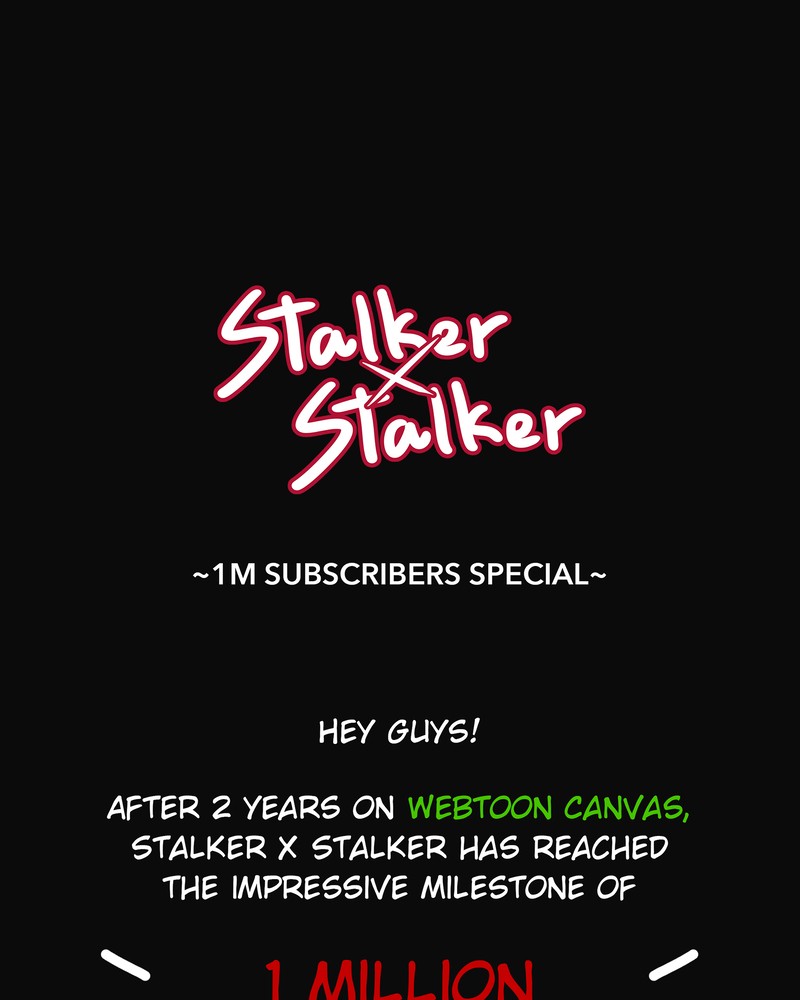 Stalker X Stalker - Chapter 67.6: 1 Million Subscribers &Amp; Canvas Awards!