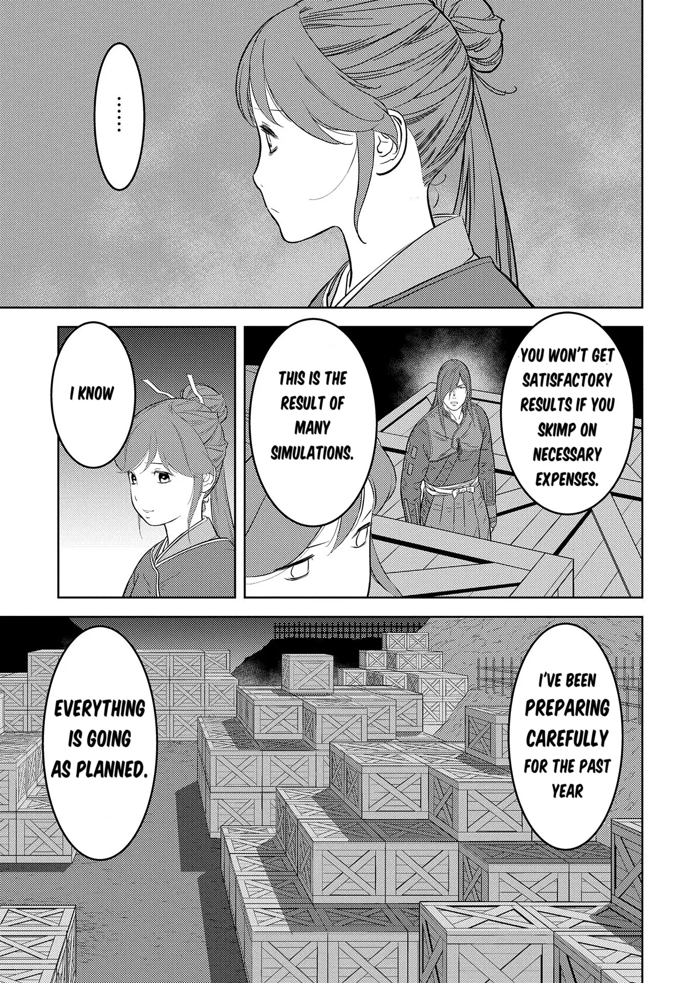 Sengoku Komachi Kuroutan: Noukou Giga - Vol.16 Chapter 80: The Eve