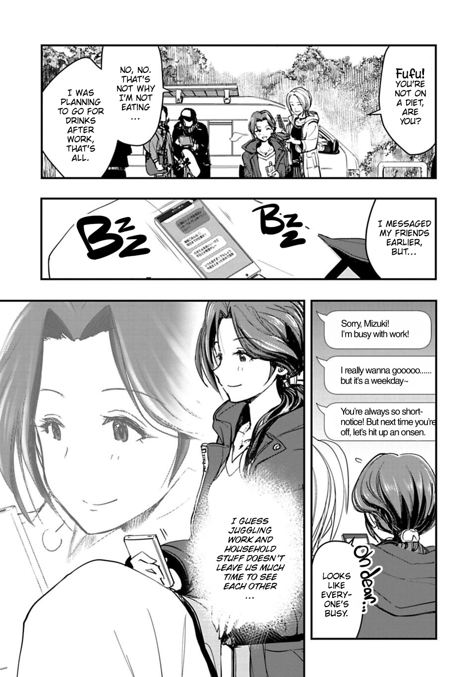 The [Email Protected] Cinderella Girls - After20 - Vol.1 Chapter 1: Kawashima Mizuki, Tempura, And Sake