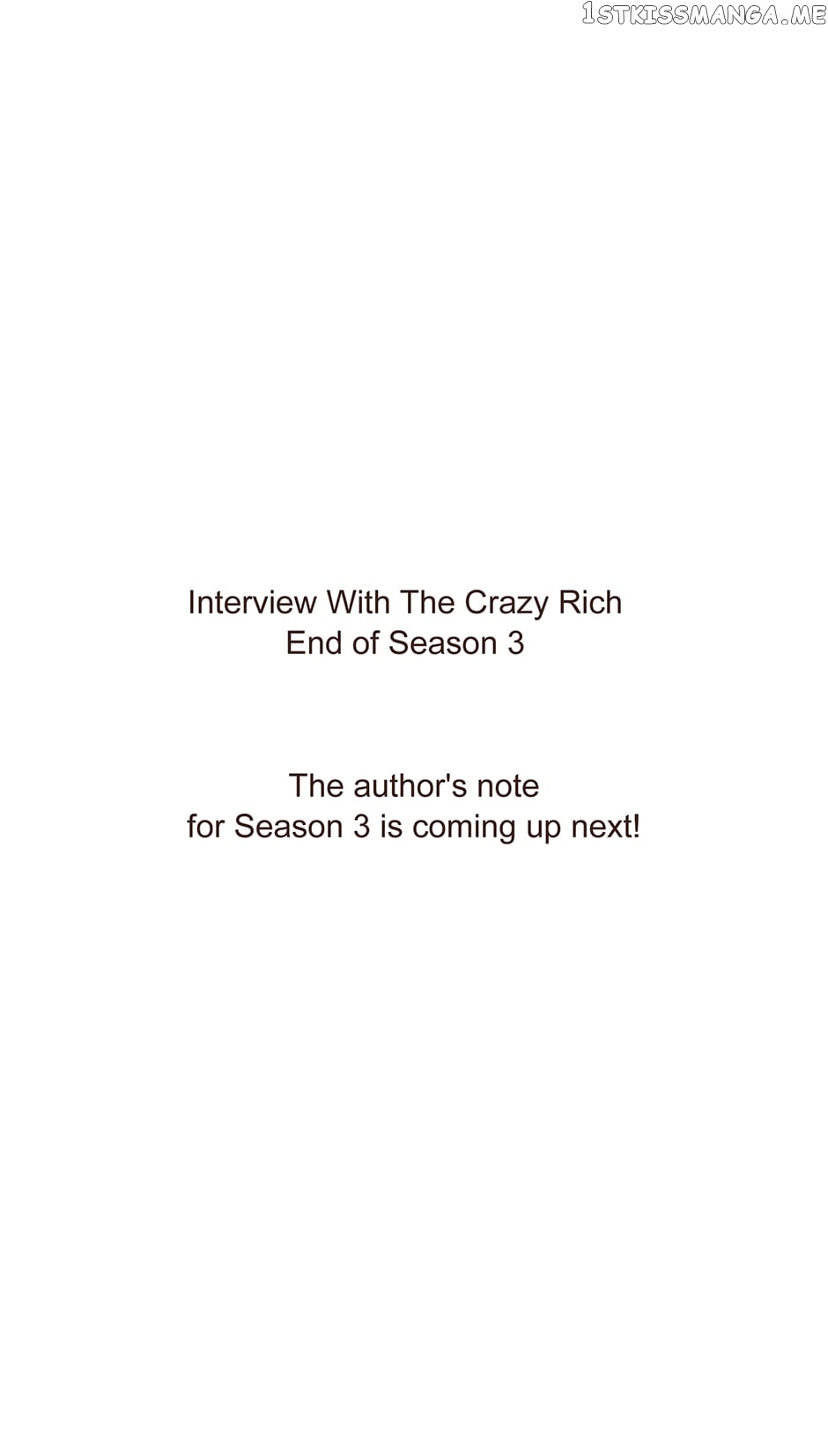 Interview With The Crazy Rich - Chapter 113