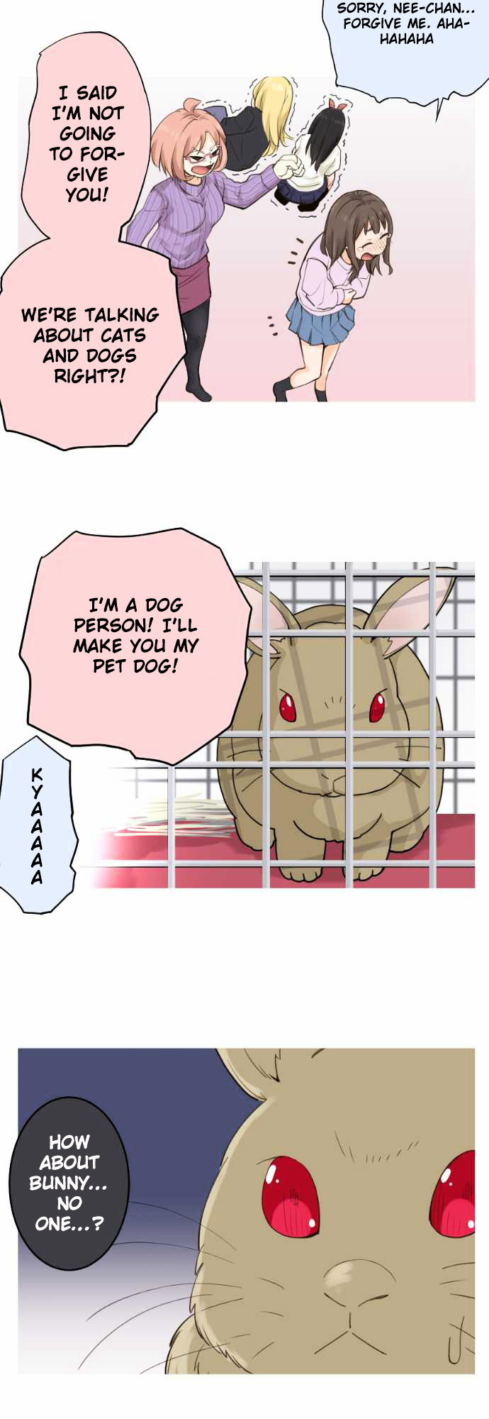 Amanogawa Ke No Yon Shimai - Chapter 32 : Dogs And Cats