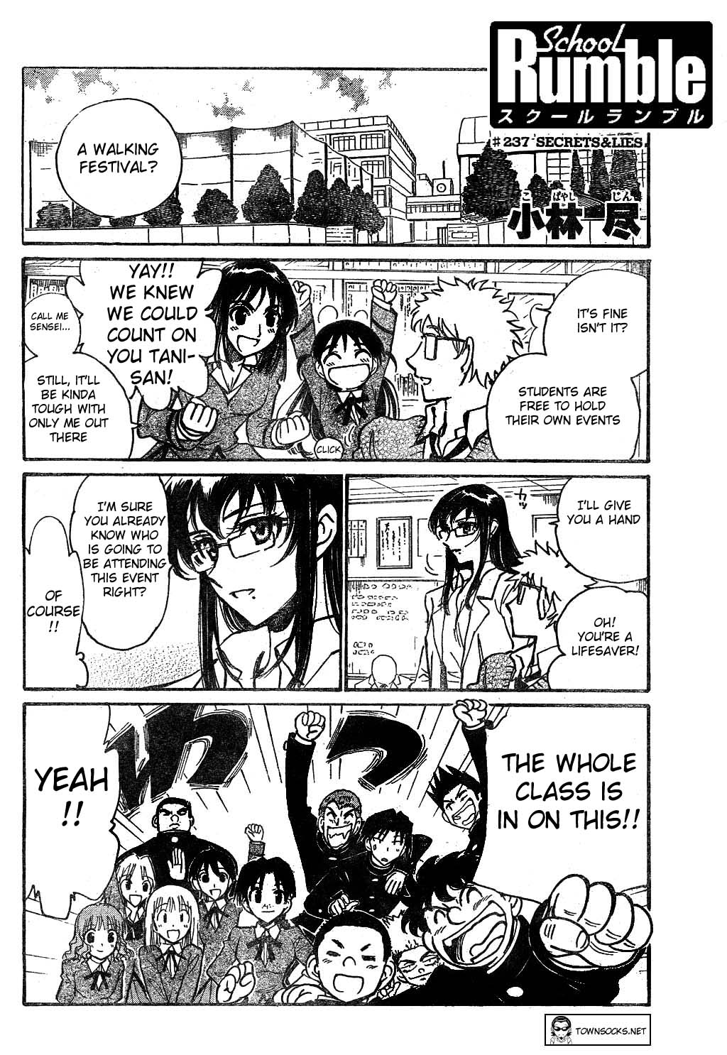 School Rumble - Vol.19 Chapter 237: Secrets And Lies