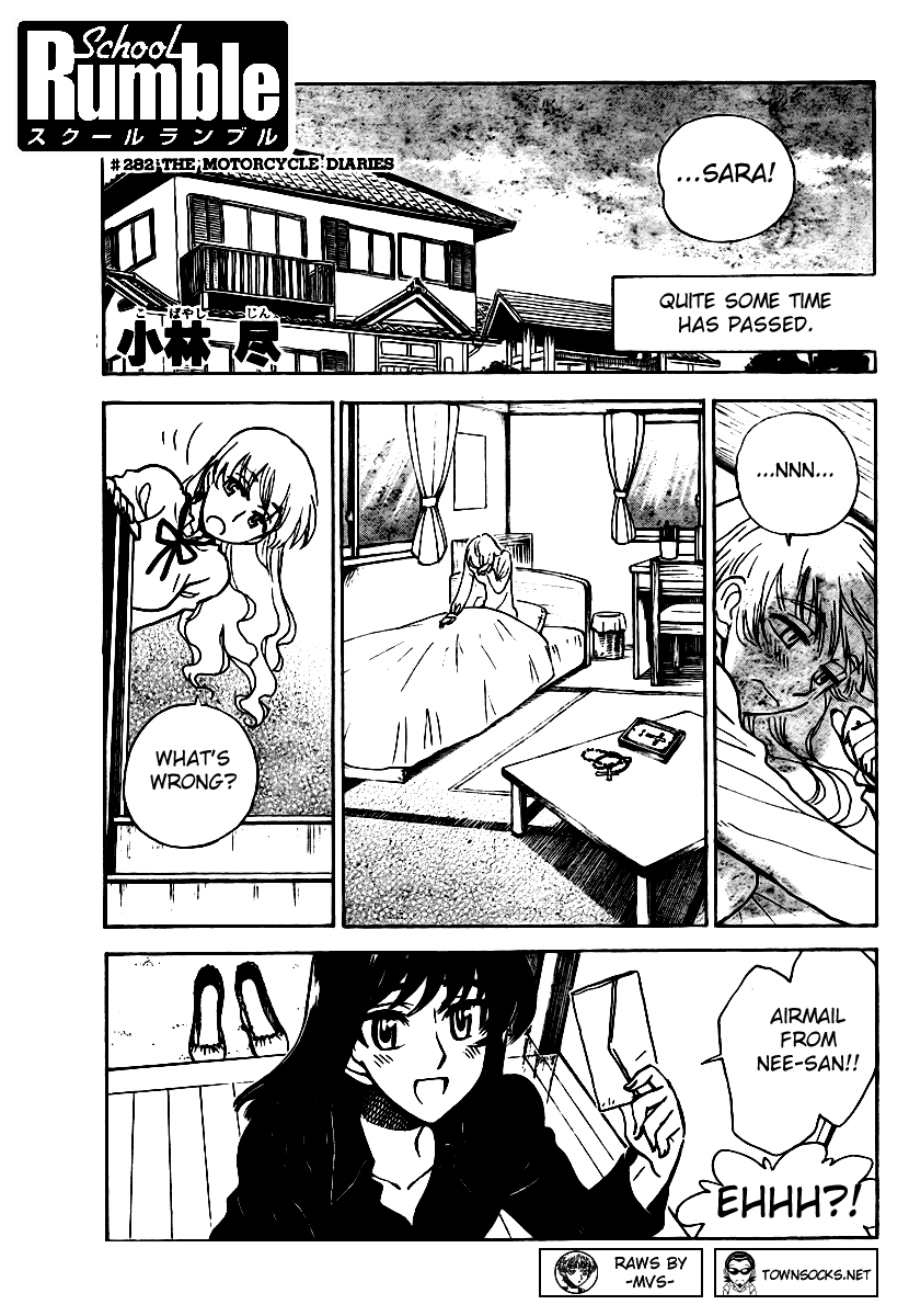 School Rumble - Vol.22 Chapter 282: The Motorcycle Diaries