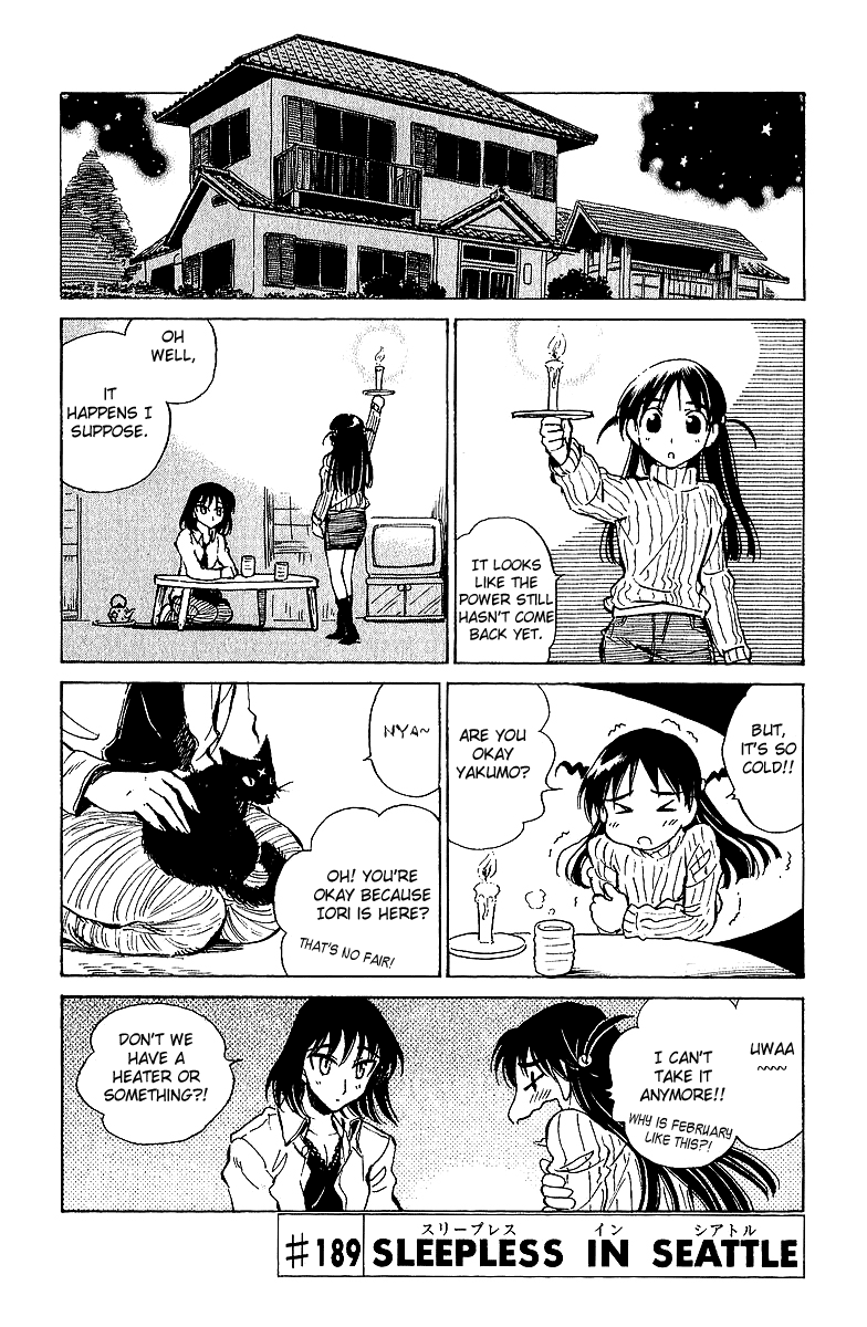 School Rumble - Vol.15 Chapter 189: Sleepless In Seattle