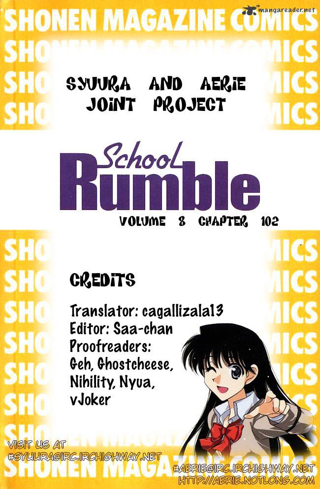 School Rumble - Chapter 8 : Volume 8