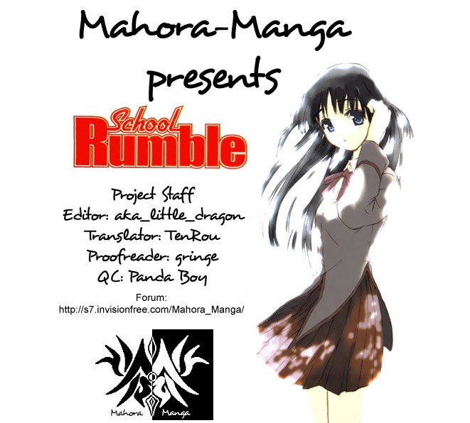 School Rumble - Vol.9 Chapter 109: Sleeping With The Enemy