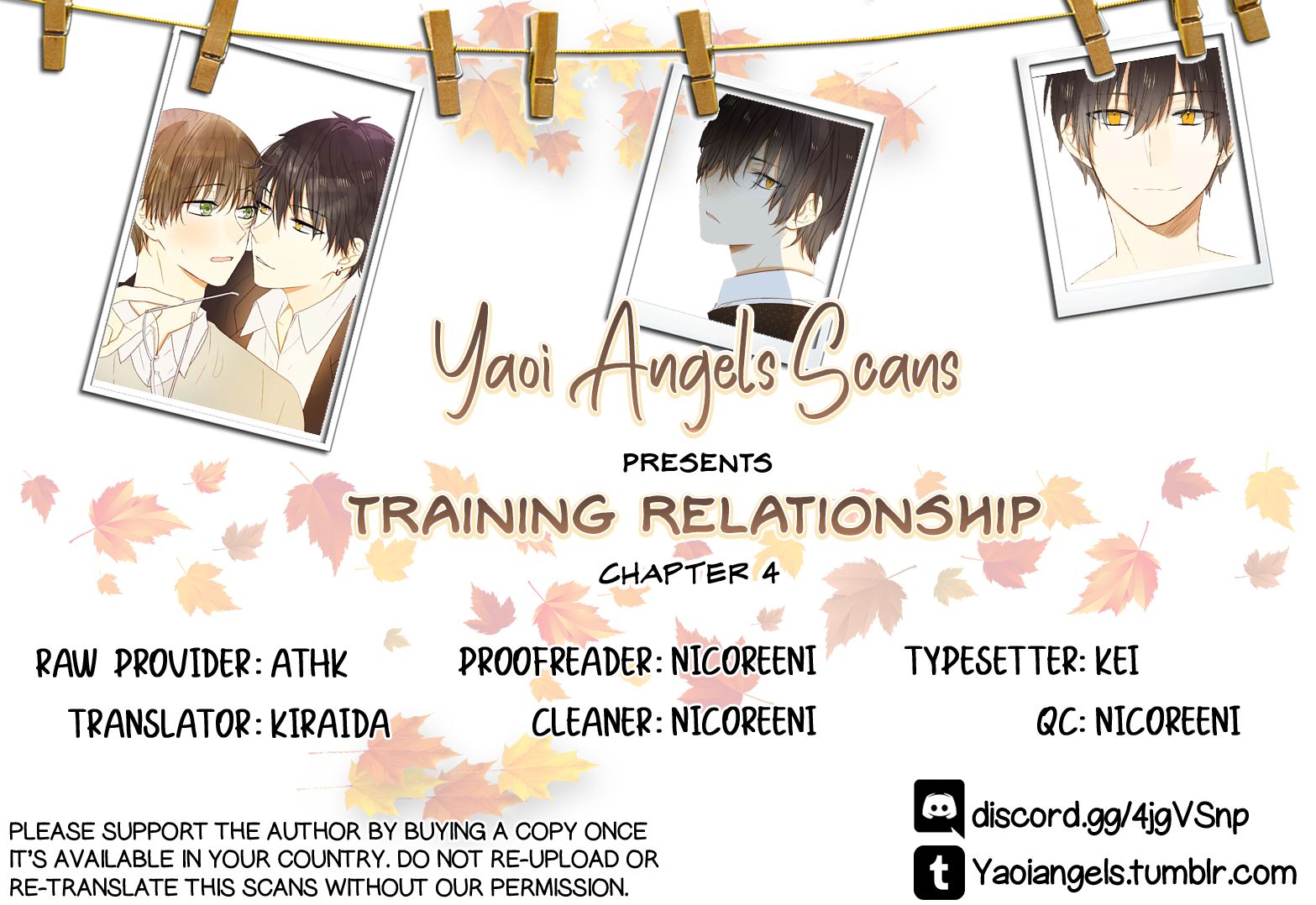 Training Relationship - Chapter 4