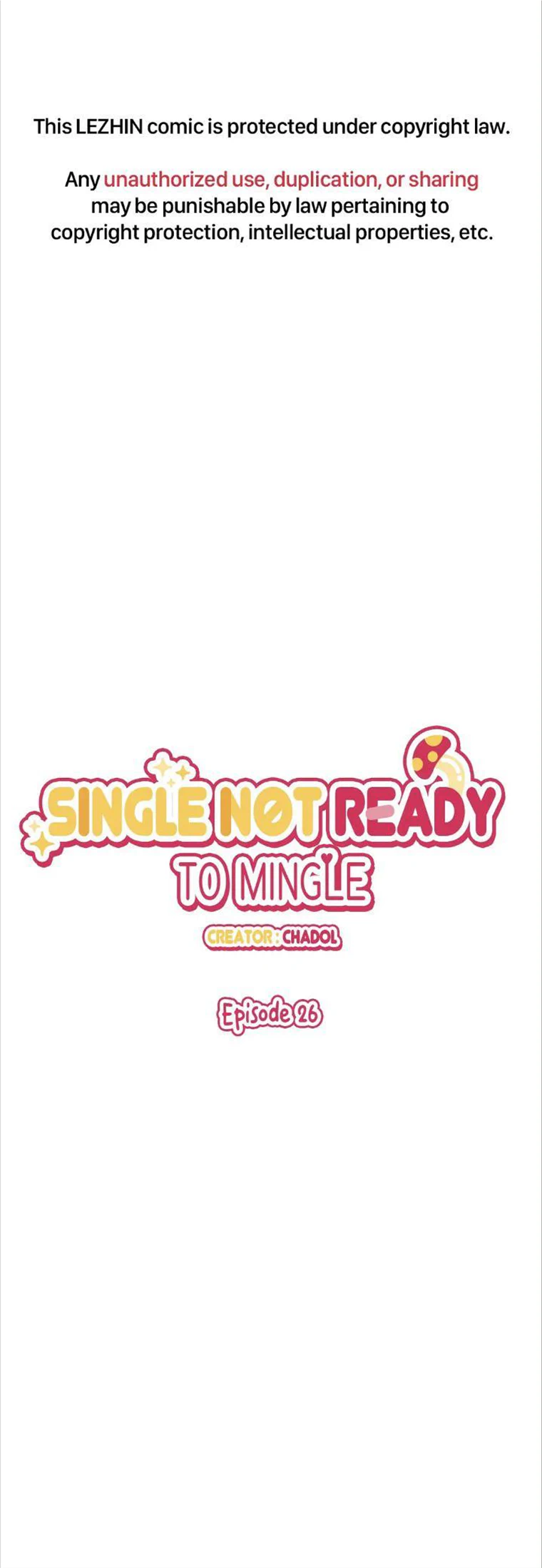 Single Not Ready To Mingle - Chapter 26