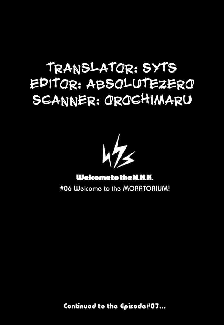 Nhk Ni Youkoso! - Vol.2 Chapter 6 : Welcome To The Moratorium!