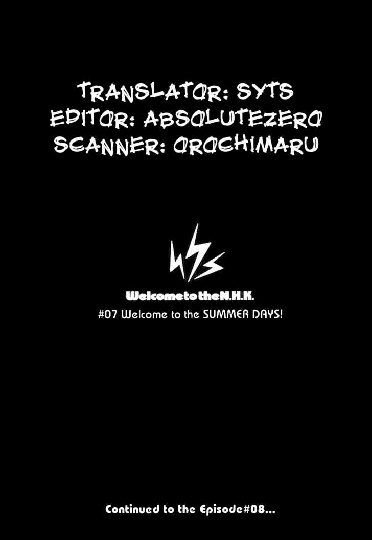 Nhk Ni Youkoso! - Vol.2 Chapter 7 : Welcome To The Summer Days!