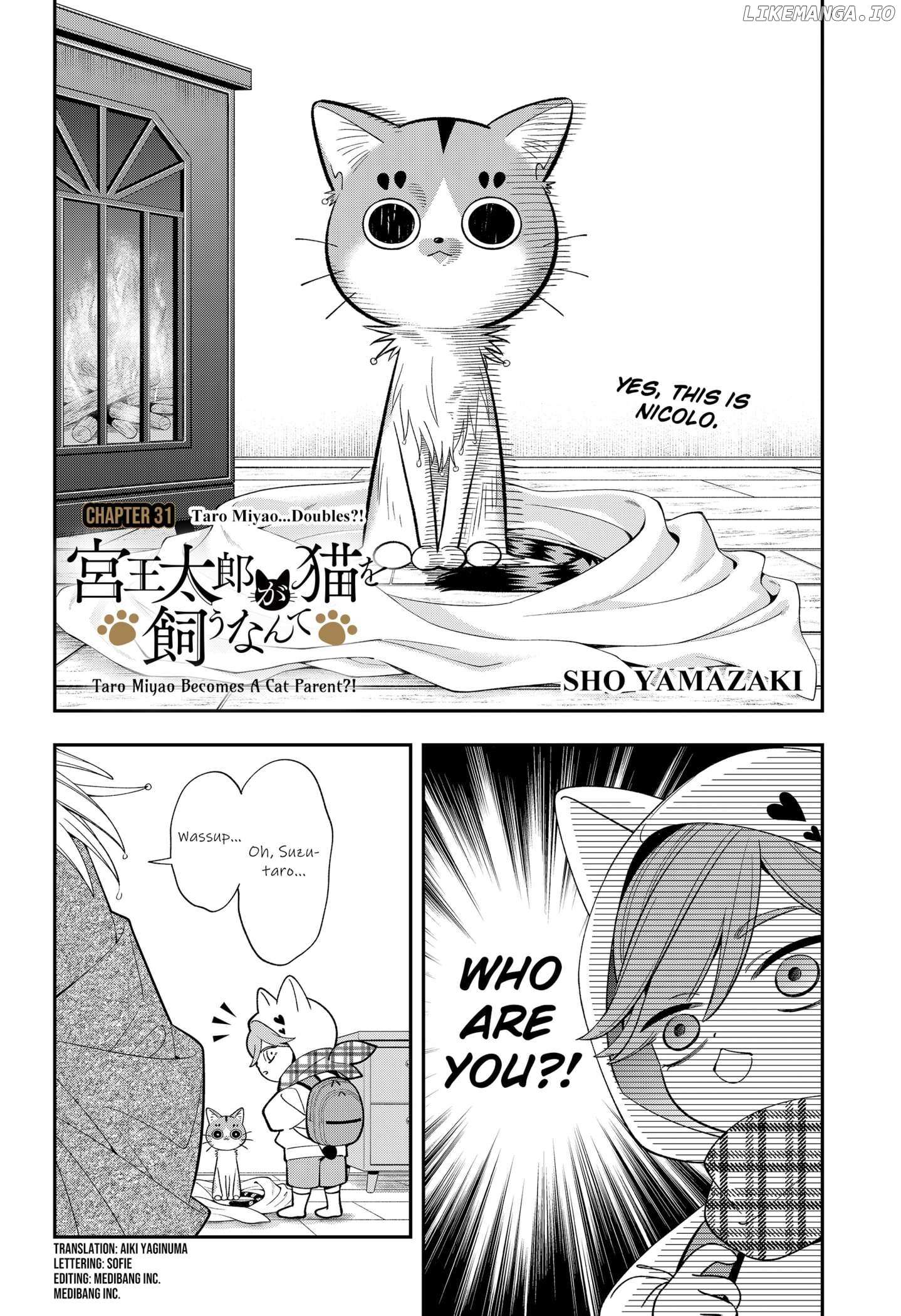 Taro Miyao Becomes A Cat Parent?! «Official» - Chapter 31