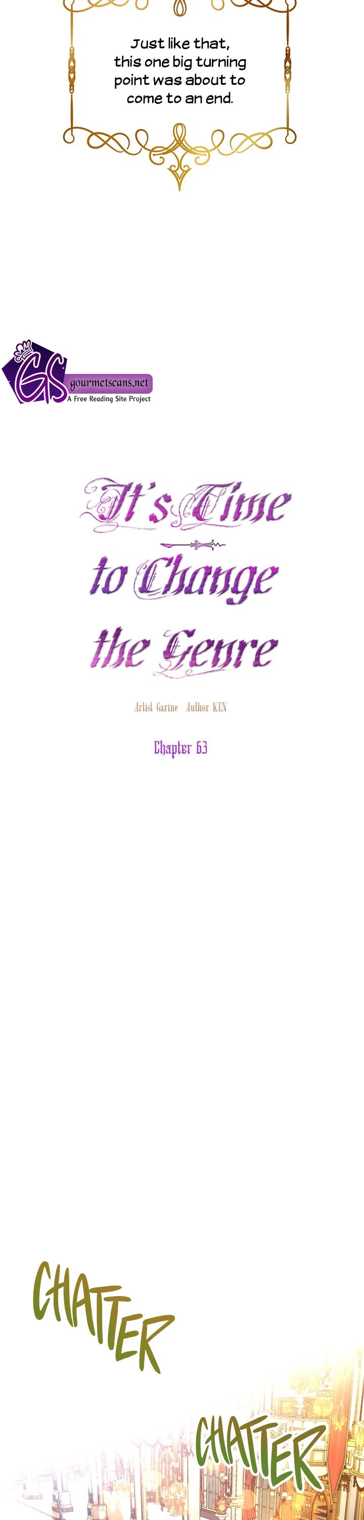 It’s Time To Change The Genre - Chapter 63