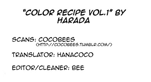 Color Recipe - Chapter 1