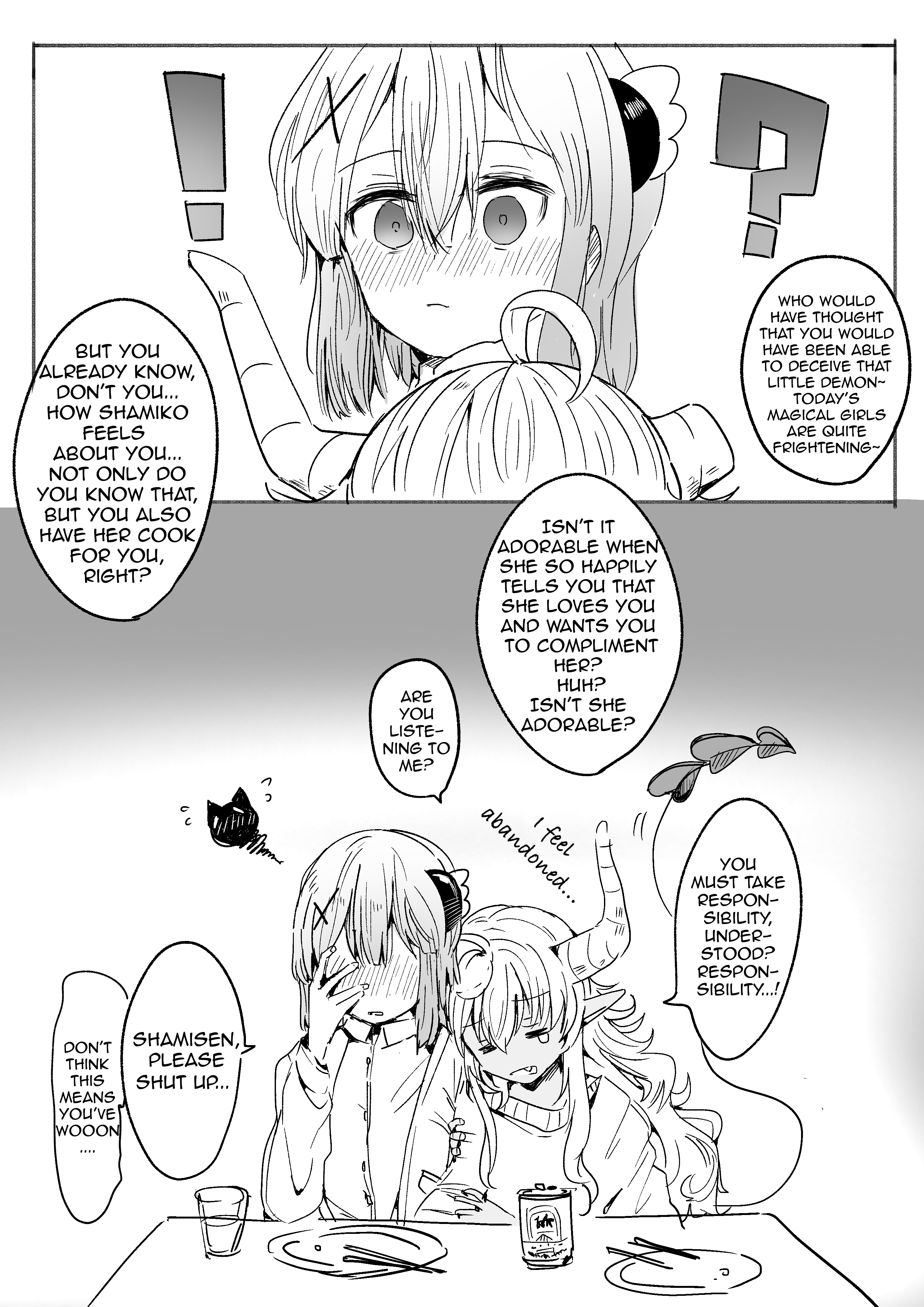 Tamuhei's Machikado Mazoku Twitter Manga (Doujin) - Chapter 5