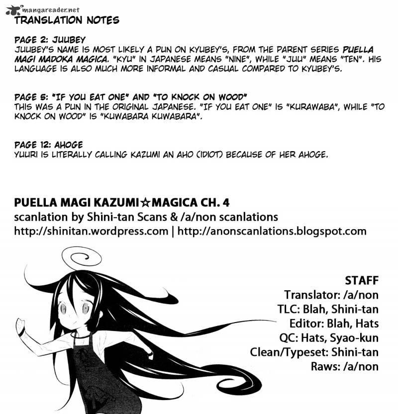 Mahoushoujo Kazumi Magica - The Innocent Malice - Chapter 4 : Evil Nuts