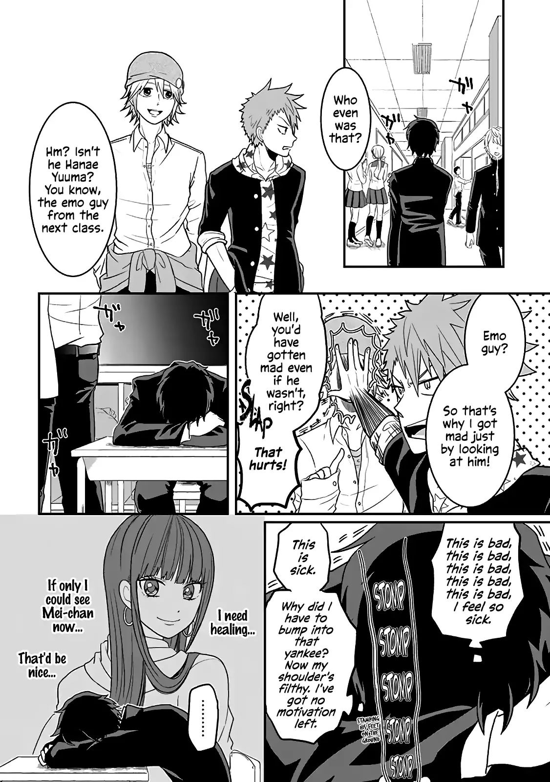 Josou Shite Mendoukusai Koto Ni Natteru Nekura To Yankee No Ryou Kataomoi - Chapter 2: Yuuma And Shuumei