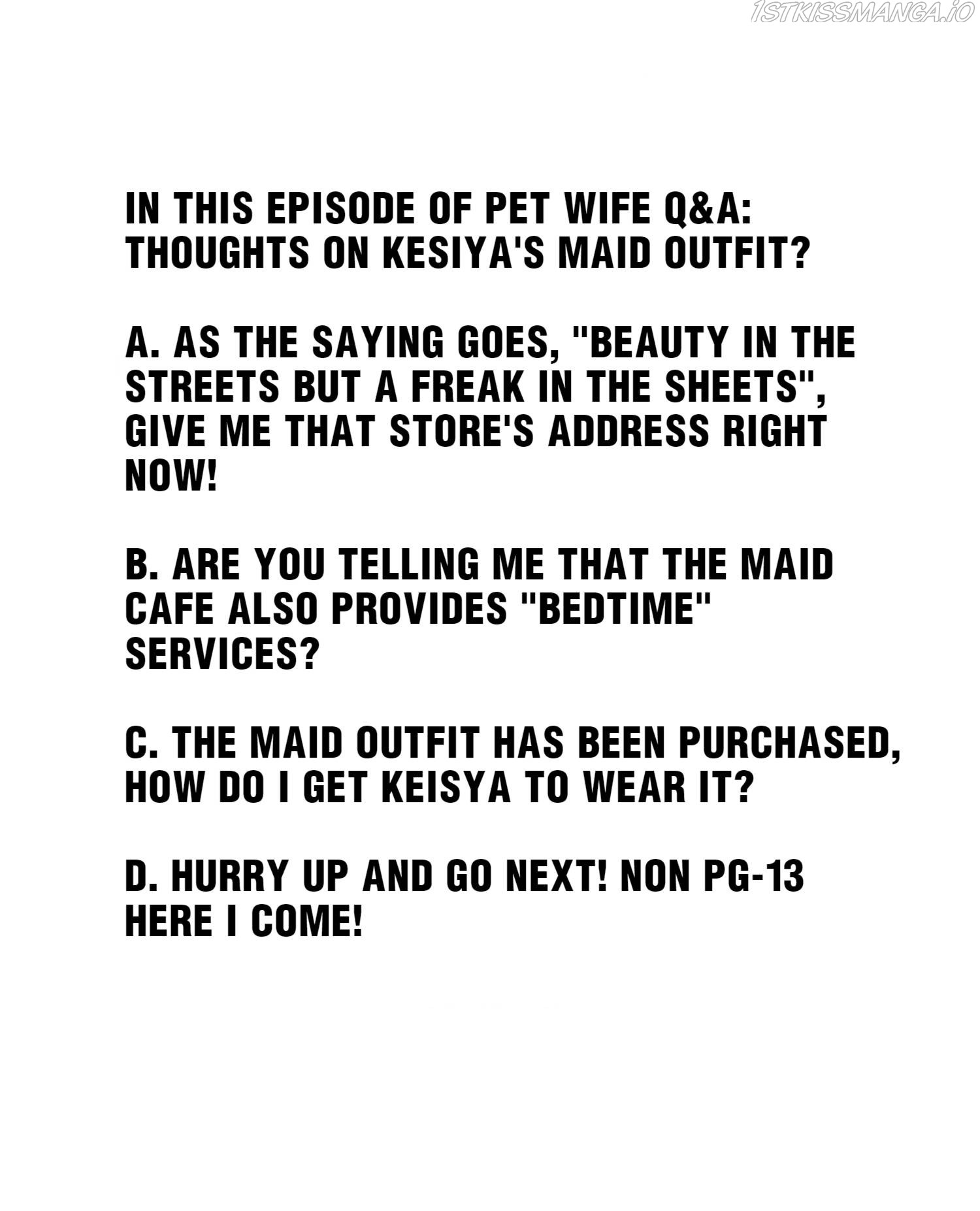 How To Properly Care For Your Pet Wife - Chapter 80