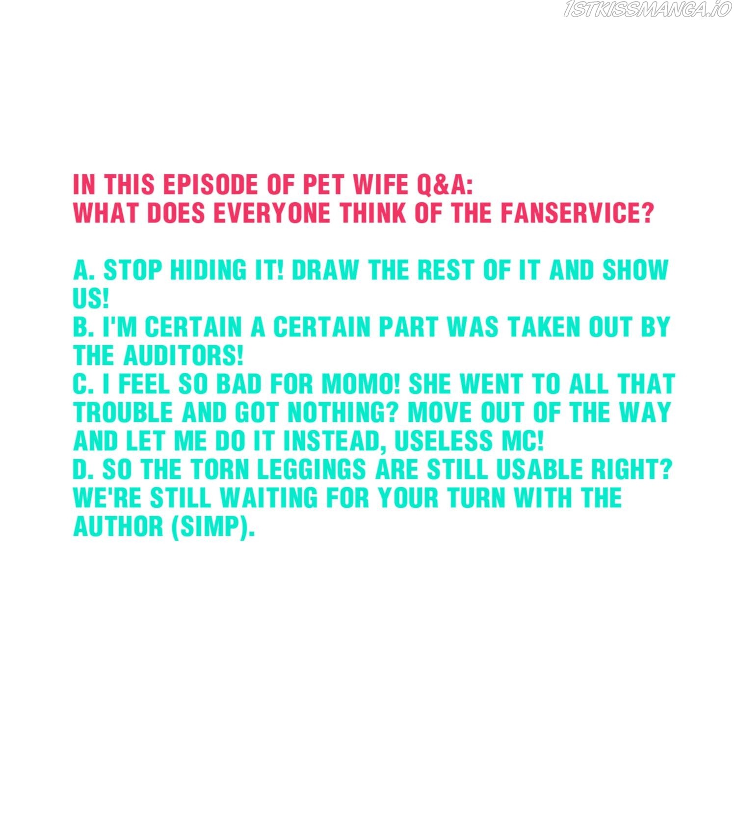 How To Properly Care For Your Pet Wife - Chapter 78