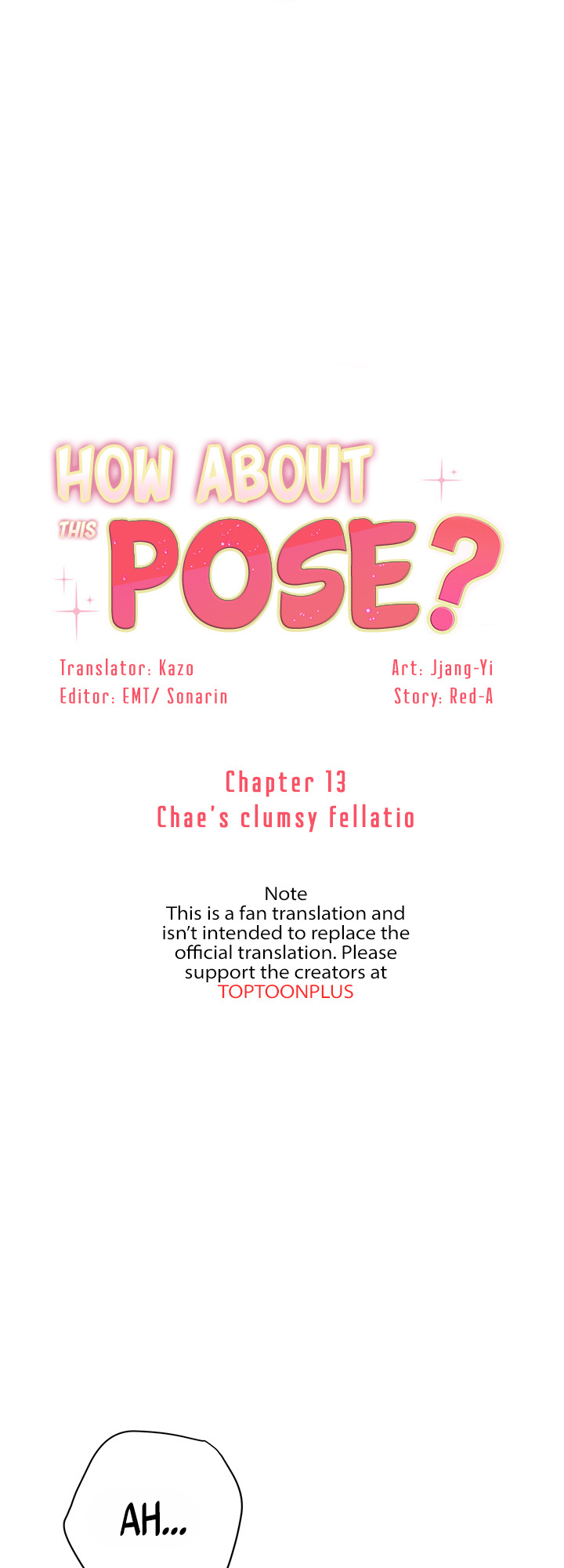 How About This Pose? - Chapter 13: Chae's Clumsy Fellatio