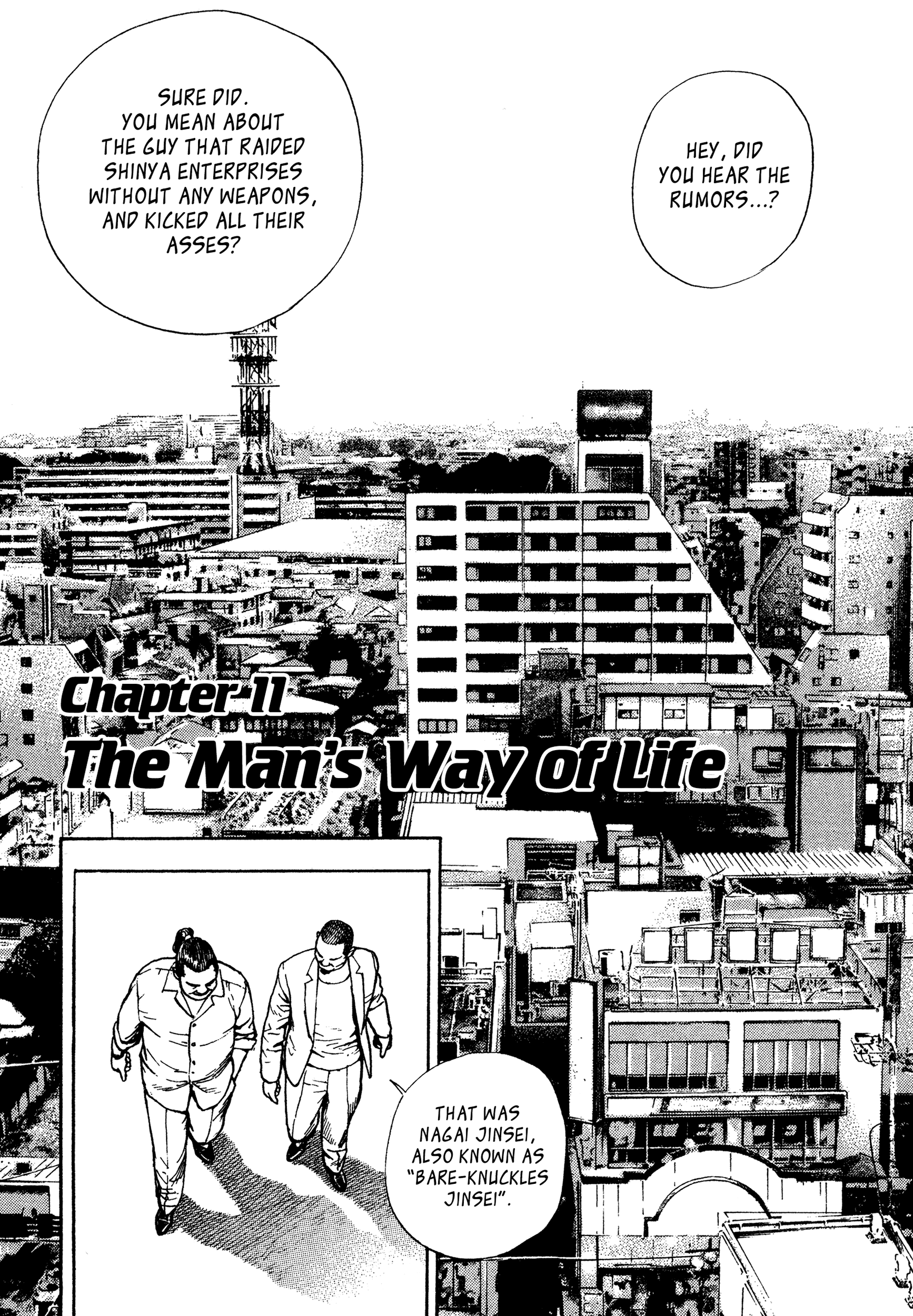 Kizu Darake No Jinsei - Vol.2 Chapter 11: The Man's Way Of Life