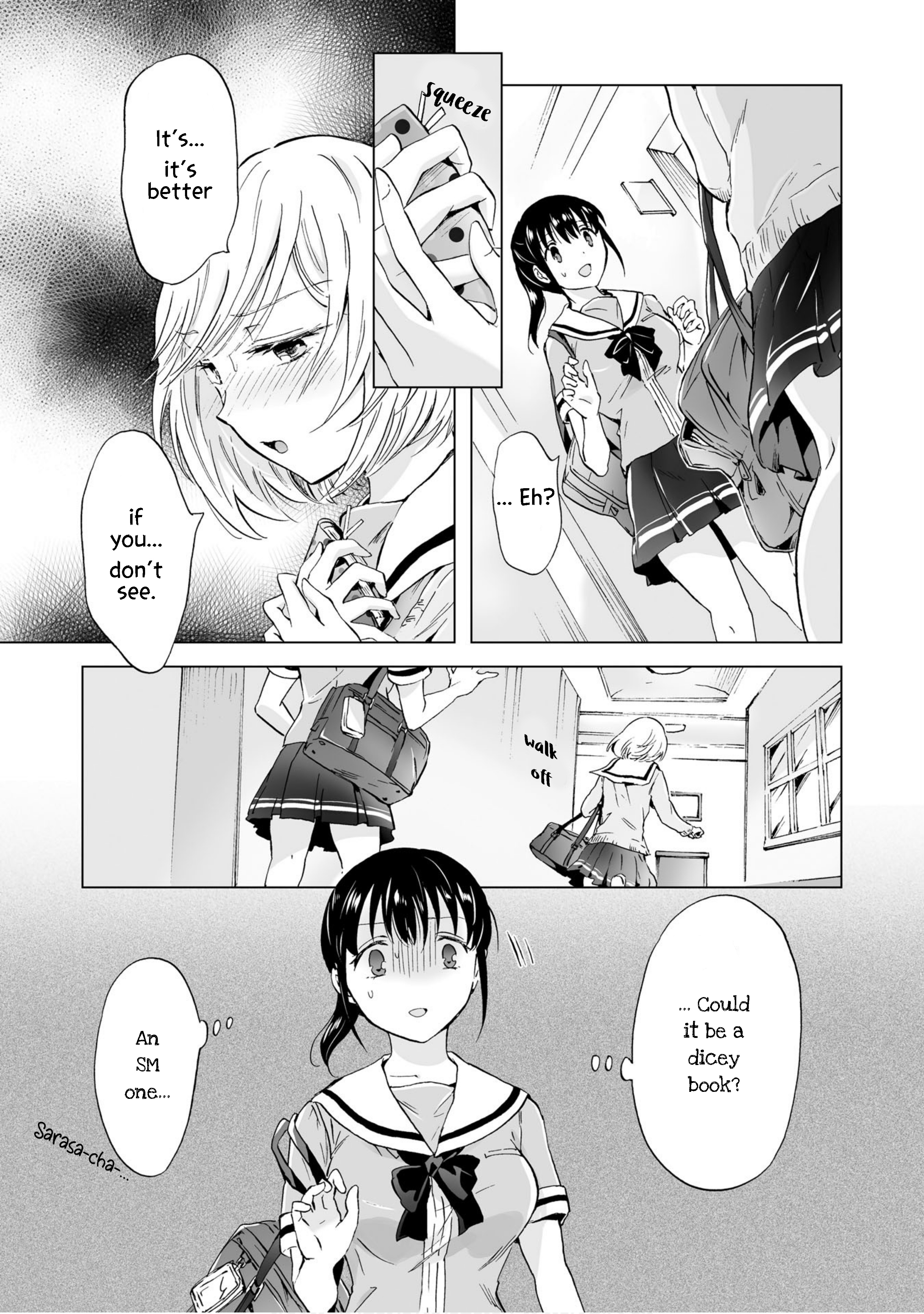 Yuri Sm De Futari No Kimochi Wa Tsunagarimasu Ka? - Vol.1 Chapter 3: Going To School With A Collar!?