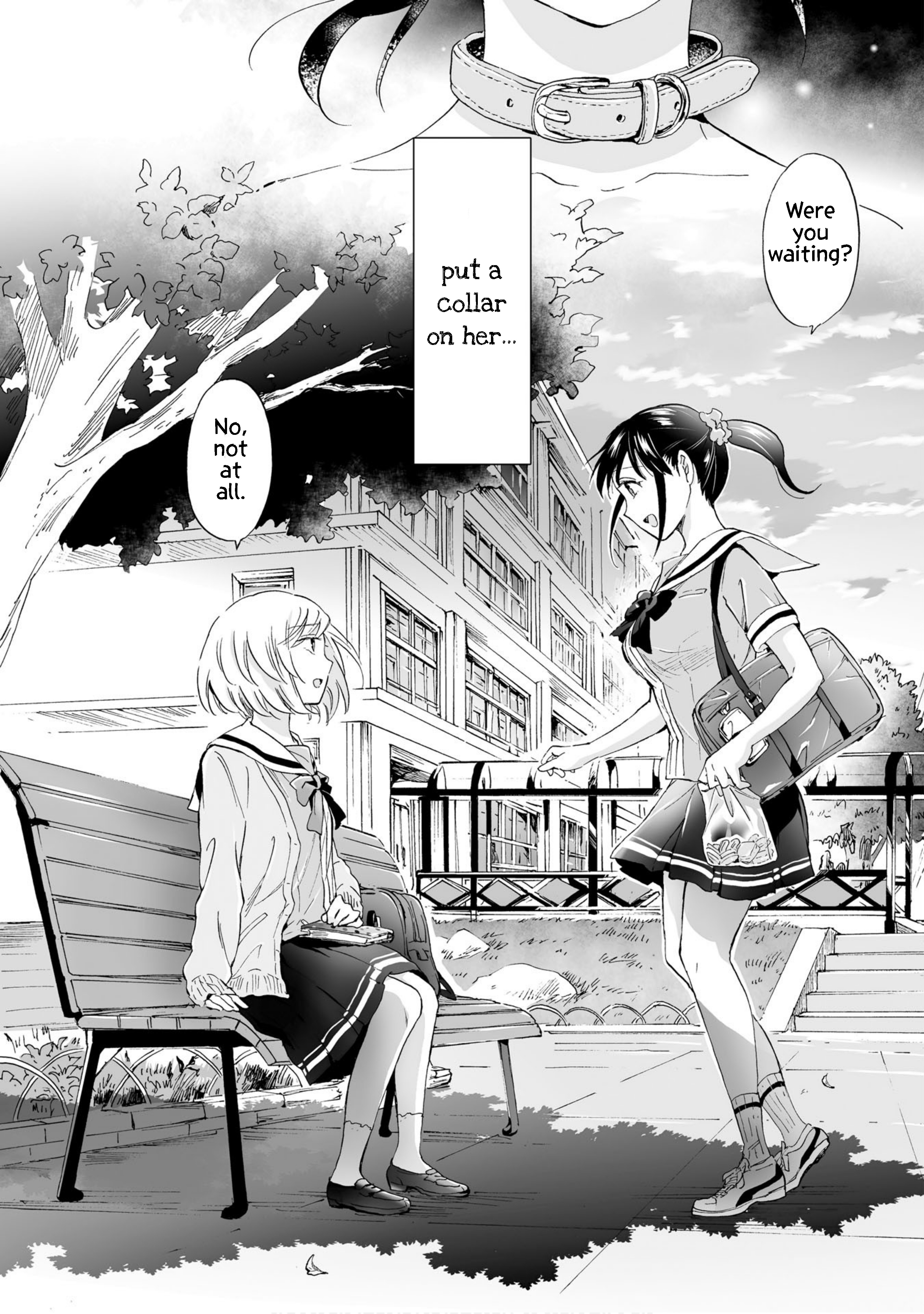 Yuri Sm De Futari No Kimochi Wa Tsunagarimasu Ka? - Vol.1 Chapter 3: Going To School With A Collar!?